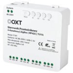 OXT 4 kanālu ZigBee releja kontrolieris 10A, 230V/USB-C 5V, RF 433 MHz, Tuya Smart Life - Image 2