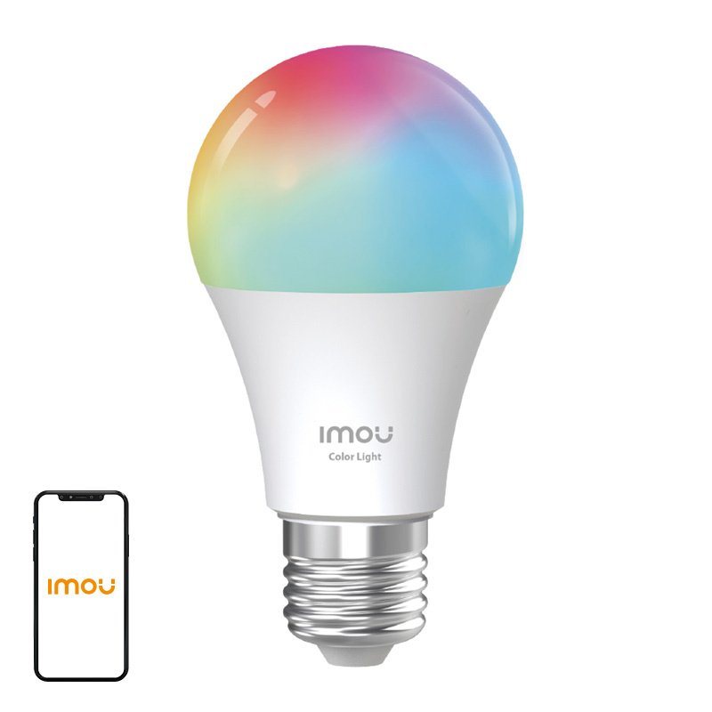 59816_1.jpg IMOU CL2B viedā LED spuldze E27, Matter, Wi‑Fi, RGB+CCT, 9 W - Image 1