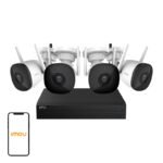 IMOU Kit-Pro WiFi videonovērošanas komplekts ar 4 kamerām un 1 TB NVR