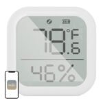 MOES ZSS-KB-TH-LF-C ZigBee temperatūras un mitruma sensors ar LCD ekrānu