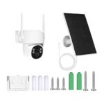 MOES WCM-J10-S 4 MP Wi‑Fi āra IP kamera ar saules paneli - Image 2