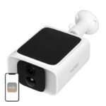 MOES WCM-S26 4MP Wi‑Fi āra IP kamera ar saules paneli
