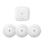 X-SENSE SWS54 viedais ūdens noplūdes sensors ar bāzes staciju, 3 sensori
