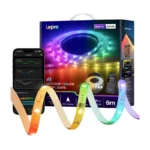 LEPRO SW1-6 viedā RGBIC+CCT LED lente 6 m, Wi-Fi, IP65 - Image 2