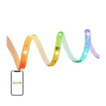 LEPRO SW1-6 viedā RGBIC+CCT LED lente 6 m, Wi-Fi, IP65