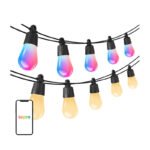 LEPRO ZB1-15 viedā Wi‑Fi RGB+IC gaismas virtene, 15 m