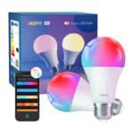 LEPRO B2-2 E27 Wi‑Fi viedā LED spuldze, 1100 lm, 2 gab. - Image 2