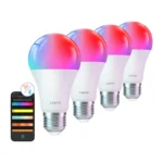LEPRO B2 E27 Wi‑Fi viedā LED spuldze, 1100 lm, 4 gab. - Image 2