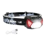 LEPRO 320014 USB-C uzlādējama LED galvas lampa, 300 lm