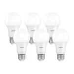 LEPRO LED spuldze A60 E27, 7 W, 800 lm, 2700 K, dimmējama, 6 gab.