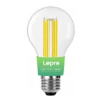 LEPRO 100094-WW-EU LED kvēlspuldze E27, 7,2 W, 1521 lm, 2700 K, A klase