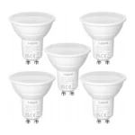 LEPRO GU10 LED spuldze 4,5 W (50 W), 345 lm, 5000 K, 100°, 5 gab.