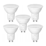 LEPRO GU10 LED spuldze 4,5 W, 345 lm, 2700 K, 100°, 5 gab.