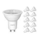 LEPRO GU10 dimmējama LED spuldze, 4,5 W, 345 lm, 2700 K, 38°, 10 gab.