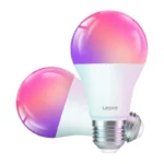 LEPRO B1-EU-2 viedā LED spuldze E27, Wi‑Fi/Bluetooth, RGB+CCT, 8,5 W, 2 gab.
