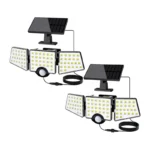 LEPRO 640005-DW-2 saules LED lampa ar kustības sensoru, 2 gab.