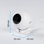 Shelly Camera iekštelpu Wi‑Fi kamera ar AI objektu atpazīšanu, Full HD, balta - Image 4