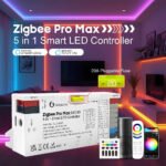 Gledopto Zigbee Pro Max 5-in-1 LED kontrolieris, 15 A, Zigbee 3.0, 2.4 GHz RF (GL-C-601P) - Image 5