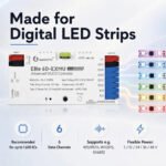 GLEDOPTO Elite 6D-EXMU WLED RGBIC LED kontrolieris, 6 kanāli, Wi-Fi un Ethernet (GL-C-619WL) - Image 5