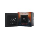 Heatit WiFi7 Wi‑Fi/Bluetooth termostats, 230 V, 16 A, melns