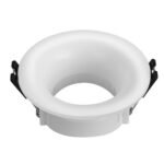Iebūvējamais LED lampas rāmis ar GU10 patronu, balts, Ø86 mm