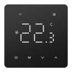 TUYA Wi-Fi programmējams termostats gāzes apkures katlam, 3A, 230V, melns