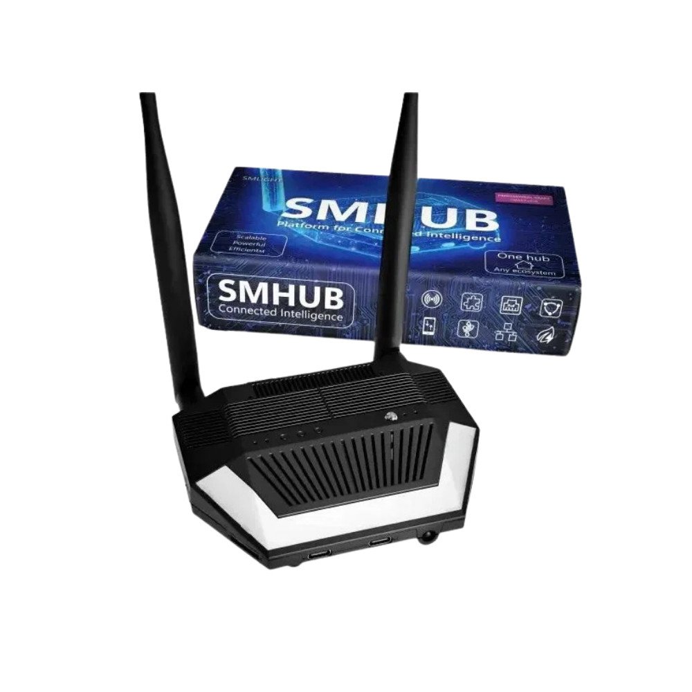 SML-SMHUB-P1MG21.jpg SMLIGHT SMHUB Essential viedās mājas centrmezgls – Zigbee, Thread, Matter, Wi‑Fi, Bluetooth, IR, Ethernet - Image 1
