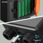 SONOFF Hydro DUO Zigbee viedais apūdeņošanas vārsts ar plūsmas mērītāju, 2 kanāli, melns (SWV-ZF2E) - Image 3