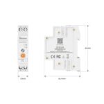 SONOFF BASIC DIN Rail Zigbee viedais relejs ar enerģijas uzskaiti, 1 kanāls, 32 A - Image 3