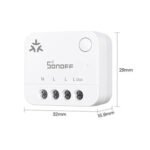 SONOFF MINI-1GP Matter Wi‑Fi elektroenerģijas skaitītājs, 16 A - Image 3