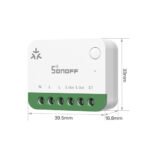 SONOFF MINI ONE PM (MINI-1GSP) Wi‑Fi Matter viedais relejs ar enerģijas uzskaiti, 16 A - Image 3